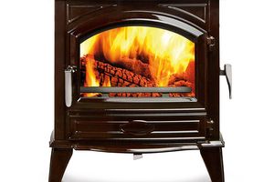 Чавунна піч DOVRE 640 WD. Скільки дров потрібно для опалення? фото