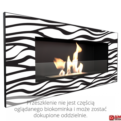Биокамин Kratki DELTA 2 черный ZEBRA DELTA2/CZARNY/ZEBRA/TUV фото
