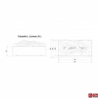 Електрокамін Dimplex Cassette L Cassette L фото
