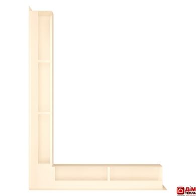Вентиляционная решетка для камина угловая левая SAVEN Loft Angle 90х600х800 кремовая Loft/NL/9/60/80/С фото