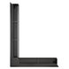 Вентиляционная решетка для камина угловая левая SAVEN Loft Angle 90х600х800 графитовая Loft/NL/9/60/80/G фото 3