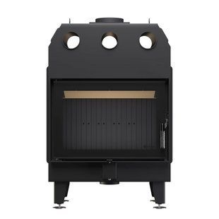 Каминная топка BOKAR 7050 (15,2кв) black ceramatex bokar_7050_black фото