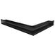 Вентиляционная решетка для камина угловая левая SAVEN Loft Angle 90х600х800 черная Loft/NL/9/60/80/Bl фото 1