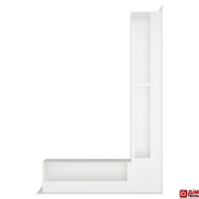 Вентиляційна решітка для каміна кутова права SAVEN Loft Angle 90х600х400 біла Loft/NP/9/60/40/W фото