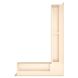 Вентиляционная решетка для камина угловая права SAVEN Loft Angle 90х600х400 кремовая Loft/NP/9/60/40/С фото 2