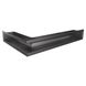 Вентиляционная решетка для камина угловая права SAVEN Loft Angle 90х600х400 графитовая Loft/NP/9/60/40/G фото 1