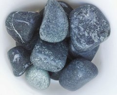 Камень серпентинит шлифованный (5-7 см) мешок 20 кг для электрокаменки