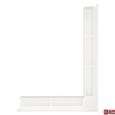 Вентиляционная решетка для камина угловая права SAVEN Loft Angle 90х800х600 белая Loft/NP/9/80/60/W фото