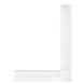 Вентиляционная решетка для камина угловая права SAVEN Loft Angle 90х800х600 белая Loft/NP/9/80/60/W фото 2