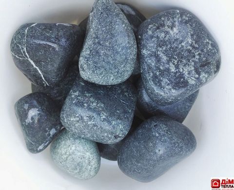 Камінь серпентинит шлифованный (8-15 см) мешок 20 кг для электрокаменки 109424 фото