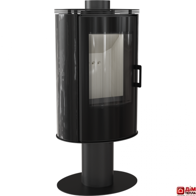 Кафельная печь-камин Kratki KOZA AB S/N/O/DR GLASS кафель черная (8,0 кВт) KOZA/AB/S/N/O/DR/GLASS/KAFEL/CZARNY фото