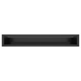 Вентиляционная решетка для камина SAVEN Loft 90х600 черная Lоft/9/60/Bl фото