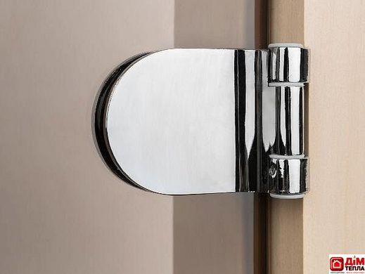 Стеклянная дверь для бани и сауны GREUS Classic прозрачная бронза 70/200 усиленная (3 петли) липа 108993 фото