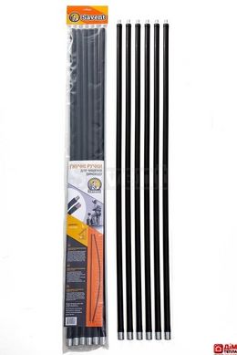 Комплект гибких ручек (палок) для чистки дымохода Savent 1 м x 6 шт 96295 фото