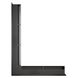 Вентиляционная решетка для камина угловая левая SAVEN Loft Angle 60х600х800 графитовая Loft/NL/6/60/80/G фото 2