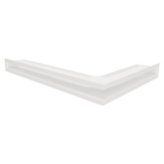 Вентиляционная решетка для камина угловая левая SAVEN Loft Angle 60х400х600 белая