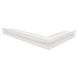 Вентиляційна решітка для каміна кутова ліва SAVEN Loft Angle 60х400х600 біла Loft/NL/6/40/60/W фото 1