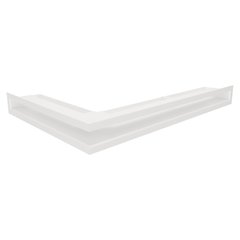 Вентиляционная решетка для камина угловая права SAVEN Loft Angle 60х600х400 белая