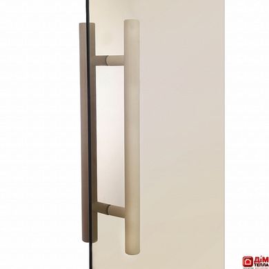 Скляні двері для лазні та сауни GREUS Premium 80/200 бронза матовая 107589 фото