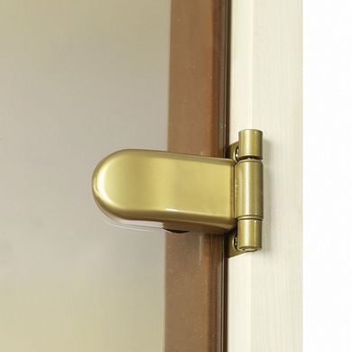 Скляні двері для лазні та сауни GREUS Premium 80/200 бронза матовая, матовая бронза
