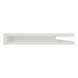 Вентиляционная решетка для камина угловая права SAVEN Loft Angle 60х600х400 белая Loft/NP/6/60/40/W фото 3