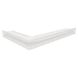Вентиляционная решетка для камина угловая права SAVEN Loft Angle 60х600х400 белая Loft/NP/6/60/40/W фото 1