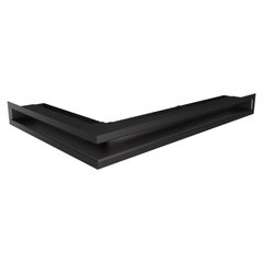 Вентиляционная решетка для камина угловая права SAVEN Loft Angle 60х600х400 черная