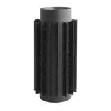Труба-радіатор Darco 0,5 м &Oslash; 180 мм чорна сталь 2 мм RPZ-180/500-CZ 2 фото