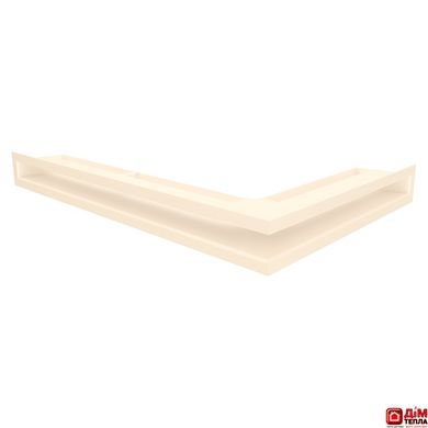 Вентиляционная решетка для камина угловая левая SAVEN Loft Angle 60х400х600 кремовая Loft/NL/6/40/60/С фото