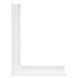 Вентиляционная решетка для камина угловая левая SAVEN Loft Angle 60х600х800 белая Loft/NL/6/60/80/W фото 2
