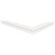 Вентиляционная решетка для камина угловая левая SAVEN Loft Angle 60х600х800 белая Loft/NL/6/60/80/W фото 1