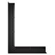 Вентиляционная решетка для камина угловая левая SAVEN Loft Angle 60х600х800 черная Loft/NL/6/60/80/Bl фото 2