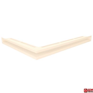 Вентиляционная решетка для камина угловая права SAVEN Loft Angle 60х800х600 кремовая Loft/NP/6/80/60/С фото