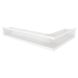 Вентиляционная решетка для камина угловая левая SAVEN Loft Angle 90х400х600 белая Loft/NL/9/40/60/W фото 1