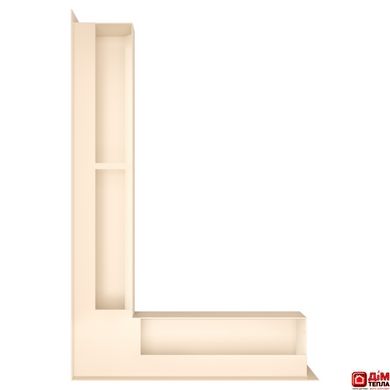 Вентиляційна решітка для каміна кутова ліва SAVEN Loft Angle 90х400х600 кремова Loft/NL/9/40/60/С фото