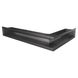 Вентиляционная решетка для камина угловая левая SAVEN Loft Angle 90х400х600 графитовая Loft/NL/9/40/60/G фото 2